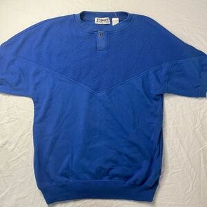Blue Short Sleeve Pullover